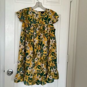 Who What Wear floral babydoll dress